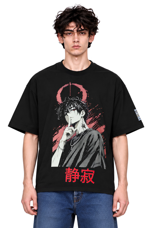 Seijaku Oversized Graphic Boxy-Fit T-shirt