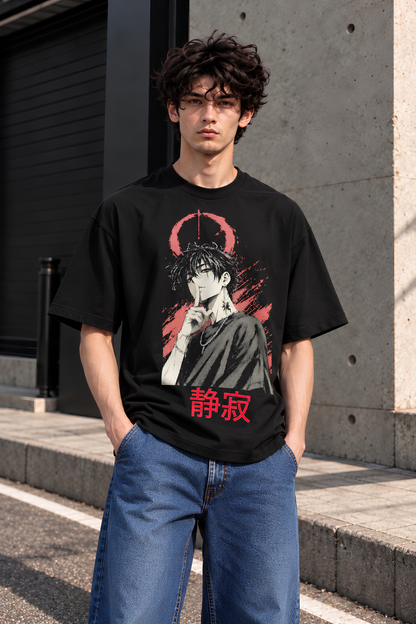 Seijaku Oversized Graphic Boxy-Fit T-shirt