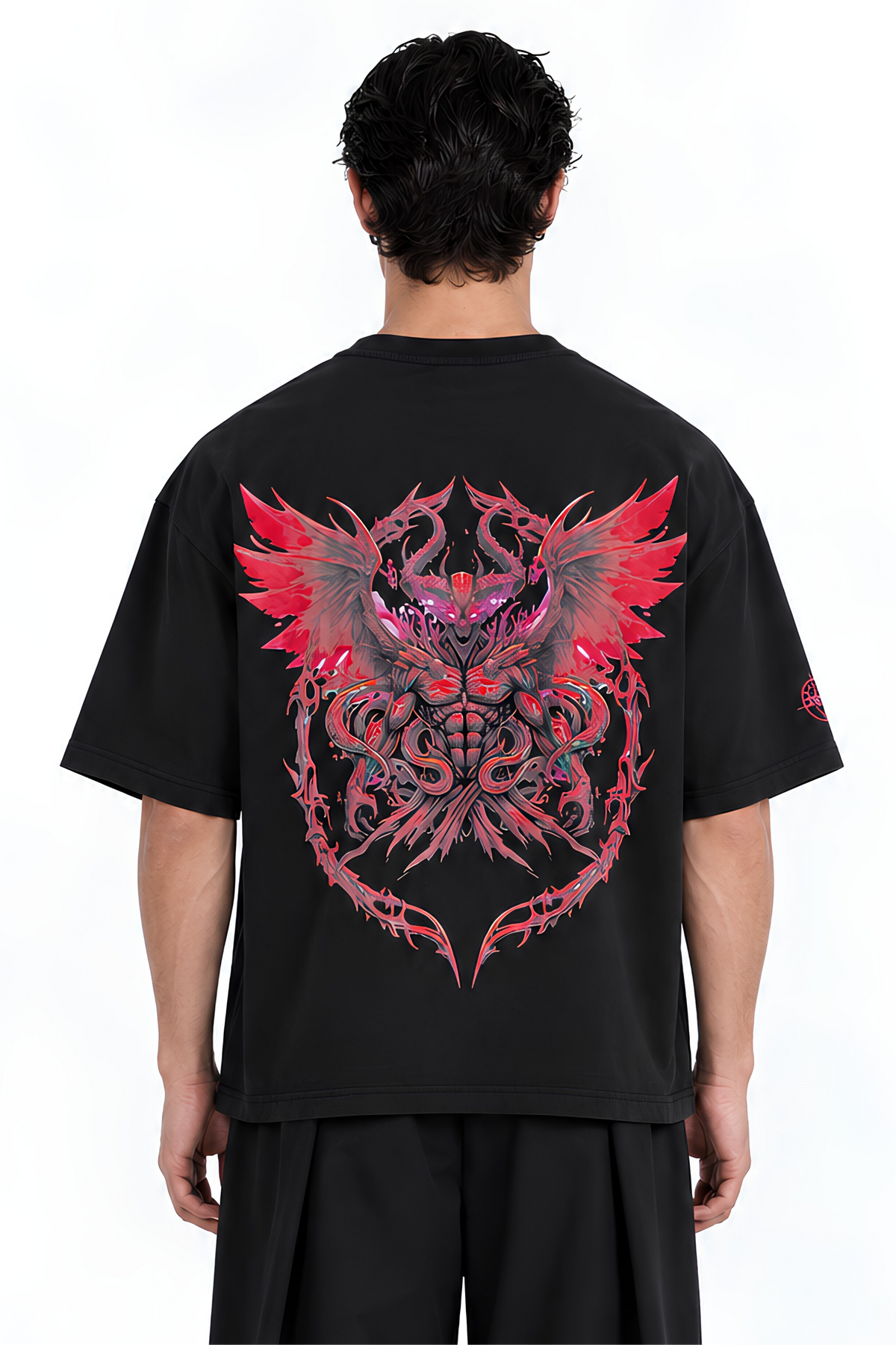 Crimson Winged Blood Demon - Boxy-Fit T-shirt
